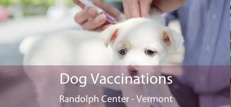Dog Vaccinations Randolph Center - Vermont